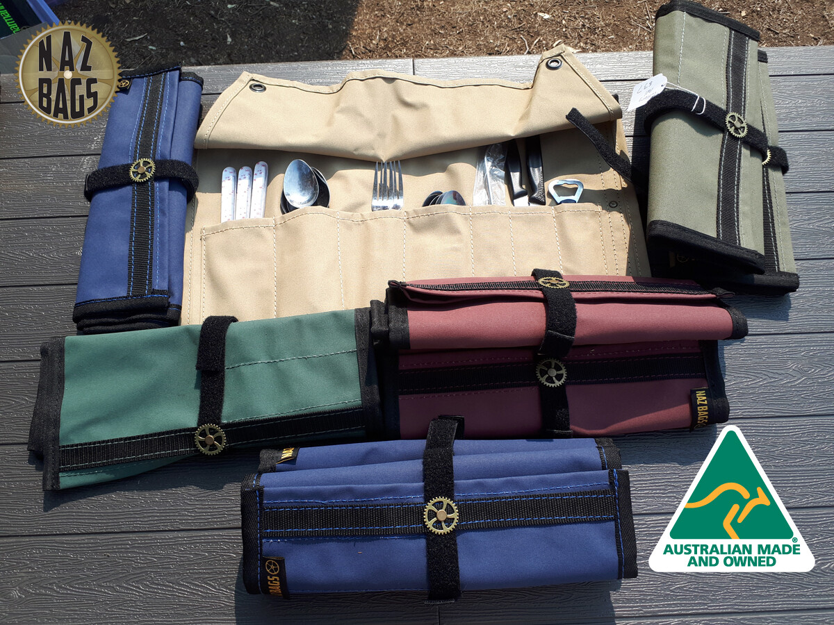 Canvas Cutlery Roll Aussie Made and Tough from Australian Canvas eBay