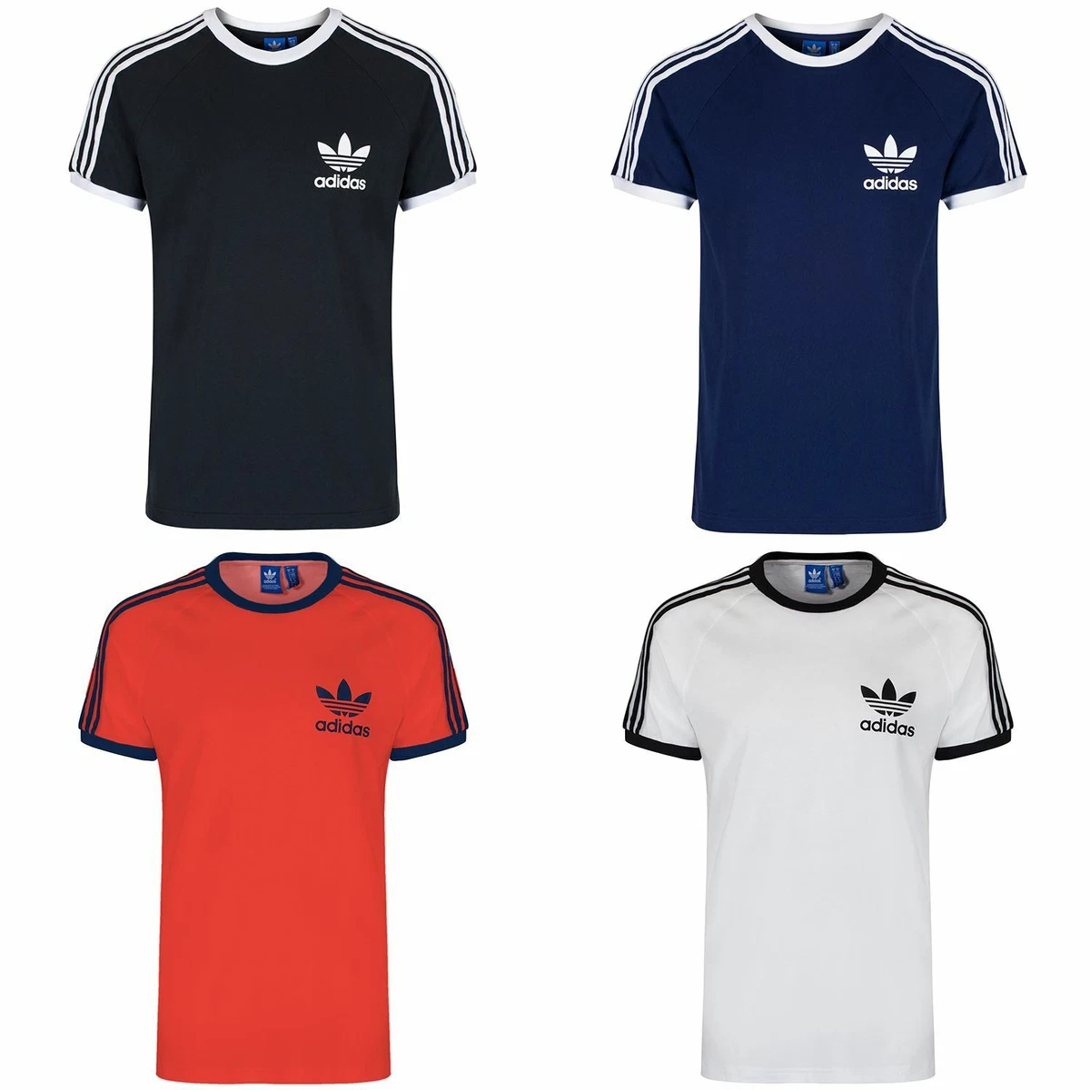 ADIDAS ORIGINALS SPORT ESSENTIALS CALIFORNIA TEE MEN\'S WHITE BLACK NAVY RED  S-XL | eBay