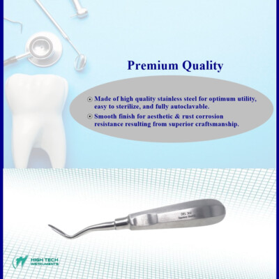 Surgical Dental Elevator Oral Care Luxating Tooth Extraction DEL 302 Veterinary