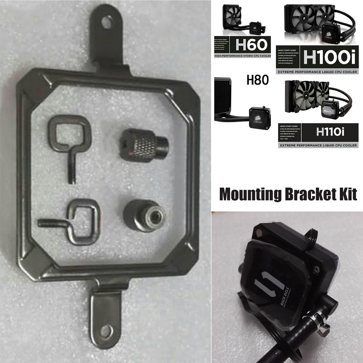 Durability Cooler Mounting Bracket Kit for CORSAIR Hydro H60/H80i