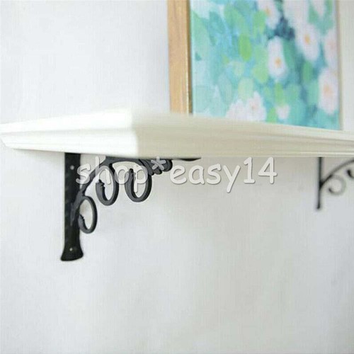 Retro Wall Mounted L Shaped Angle Bracket Multifuntional Brace Shelf Brackets OZ - Picture 4 of 12
