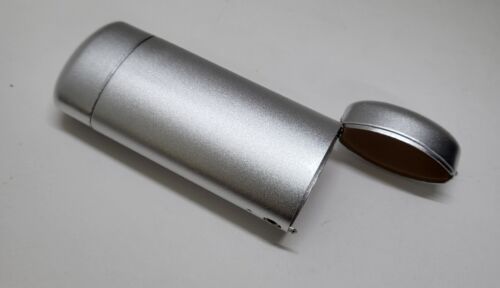 Neu in Box ~ Ihre Wahl von (1) Blau oder Silber Aluminium Metall Pop-Top Brillenetui - Bild 10 von 13