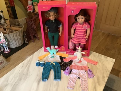 Our Generation Rare Dolls bundle - Kimmy & Lorenz with extras New/Boxed'' RARE