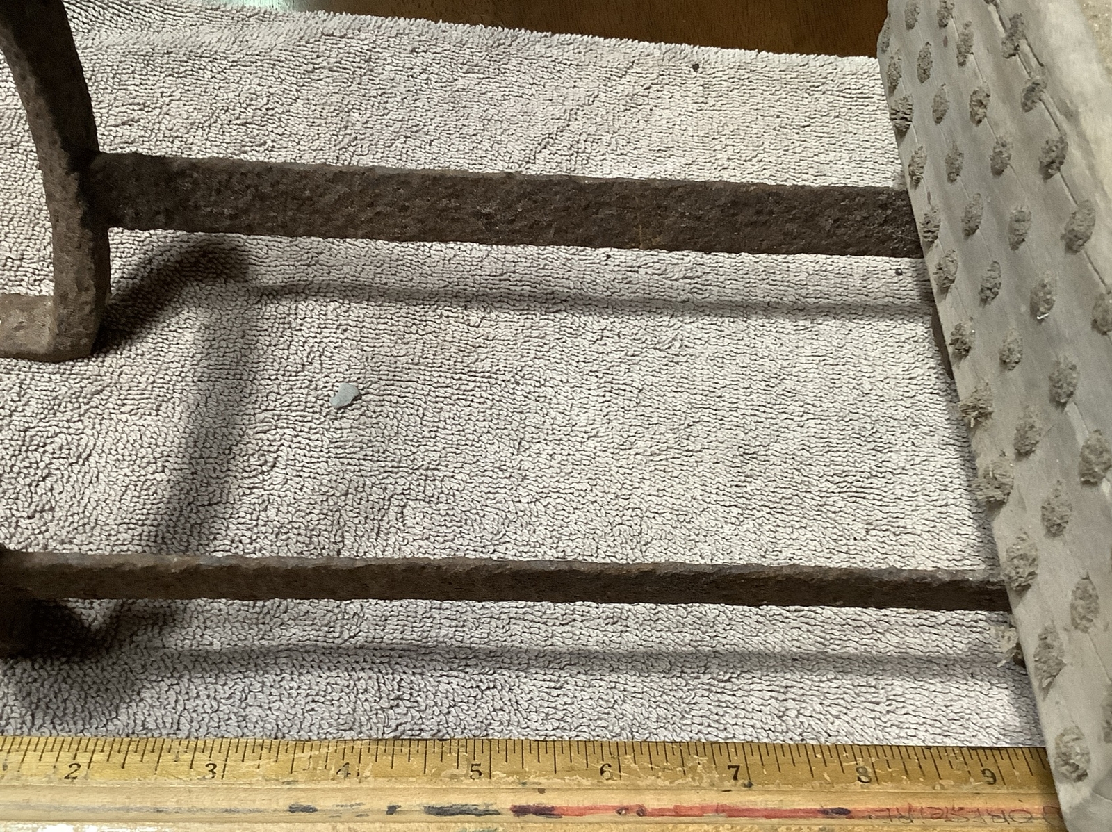 Vintage Horseshoe Boot Scraper Made with Old Horse Shoes cast iron eBay