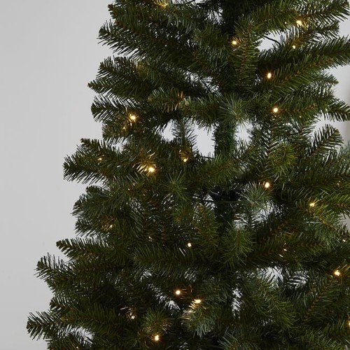 6ft Pre-lit Christmas Tree 120 Warm White LED Lights 420 tips Mains Powered - Picture 4 of 4
