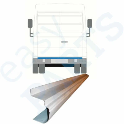 MERCEDES VARIO 1996- Panneau de Réparation du Mur Arriére Extérieur - Photo 1/2