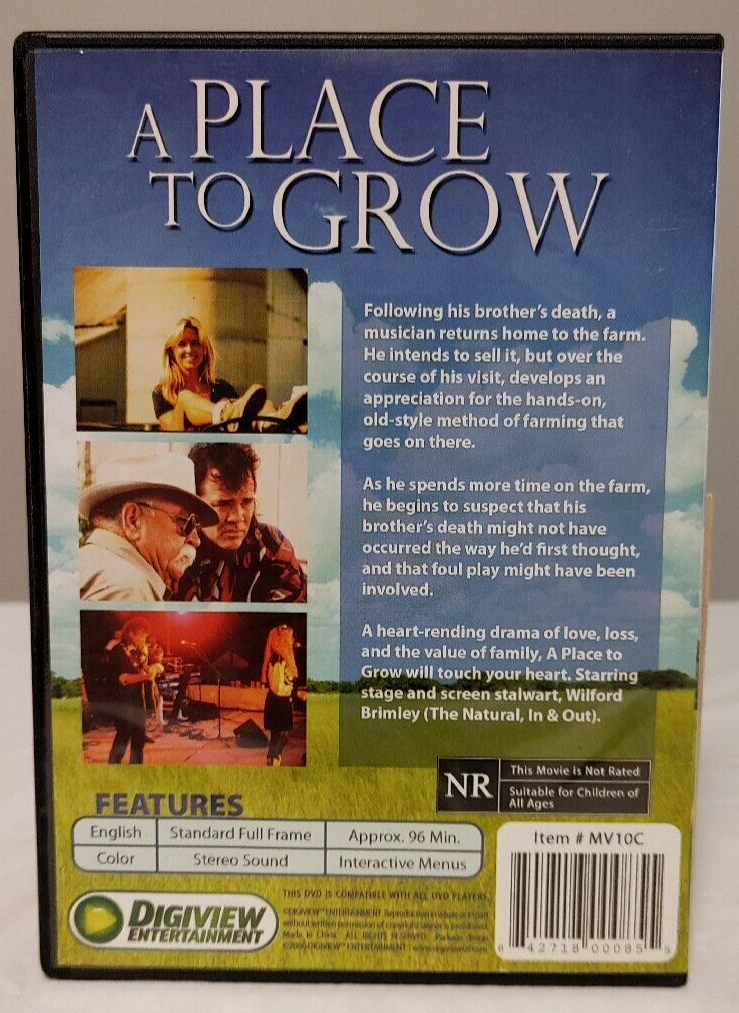 A Place To Grow (Wilford Brimley) DVD. Free Shipping! 842718000855 eBay