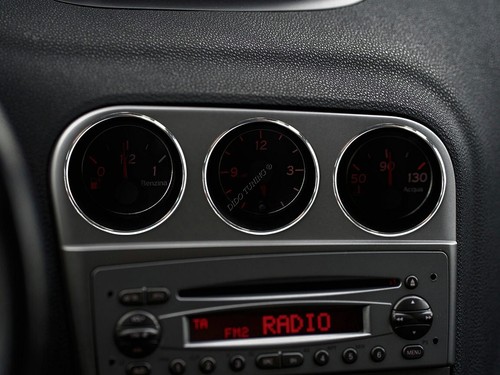 Per Alfa Romeo 156 2003-2005 Anelli Alluminio Strumenti Strumentazione 3 pezzi - 第 1/8 張圖片