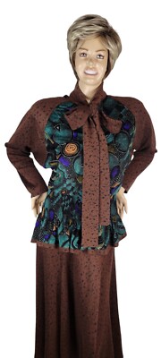 コレクション special vintage koos van den akker Vintage 80s KOOS Van Den Akker New York Abstract Art To Wear 2 Pc