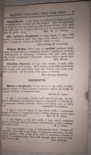 1921, 1st, SANDOWN COMMUNITY HALL COOK BOOK, NEW HAMPSHIRE - Picture 5 of 9