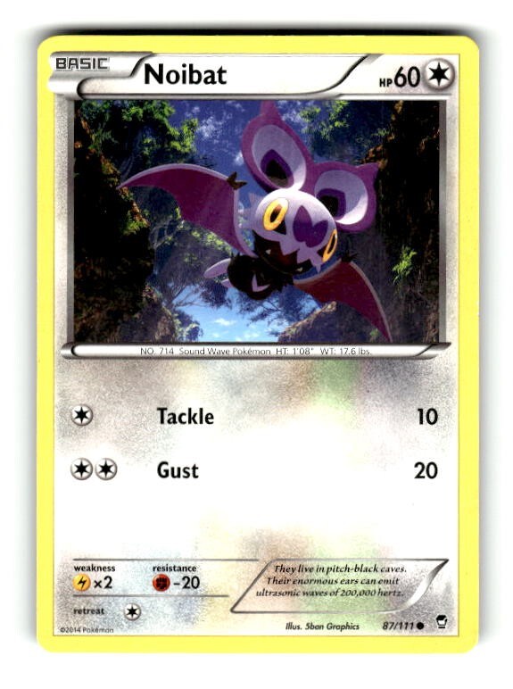 Pokemon XY Furious Fists Noibat 87/111 LP