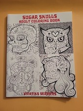 Sugar Skulls Adult Coloring Book