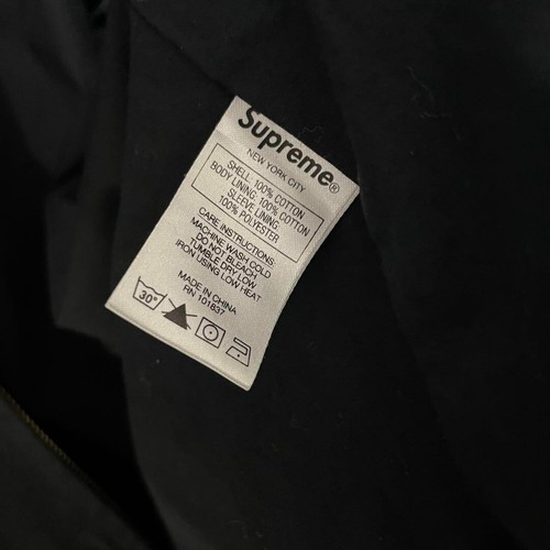 Supreme NFL Raiders Harrington Jacket Blouson Team Logo Black From Japan - Picture 6 of 7