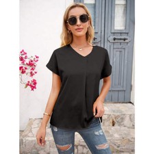 V-Neck Short Sleeve T-Shirt