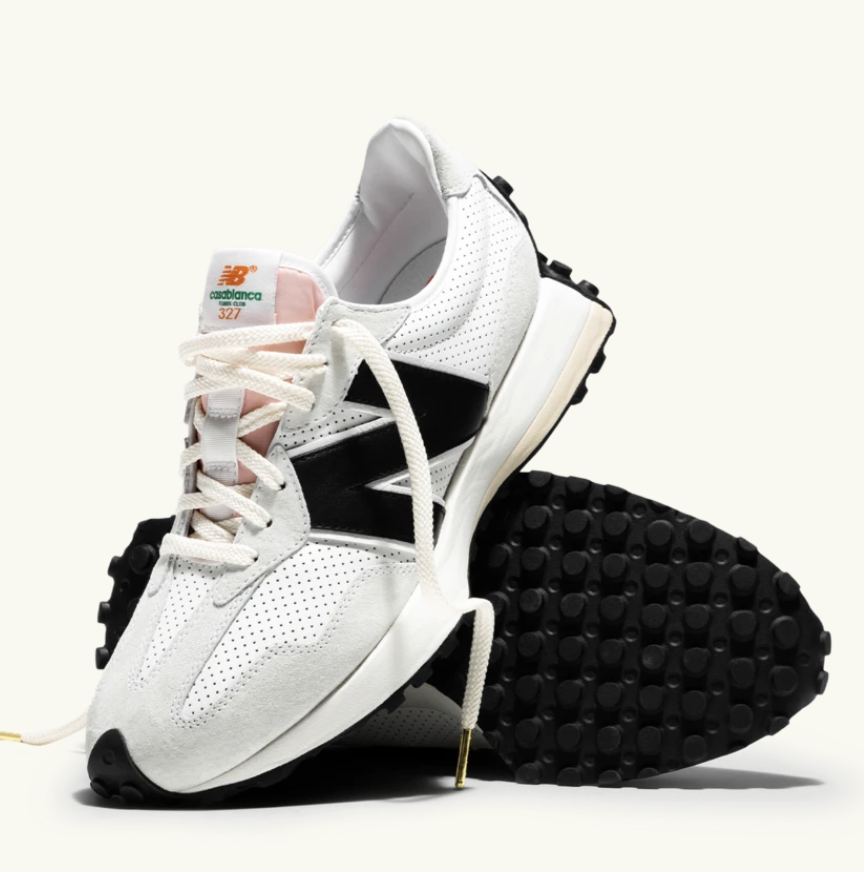 New Balance × Casablanca Black, Grey & Pink 327 Idealiste Tennis