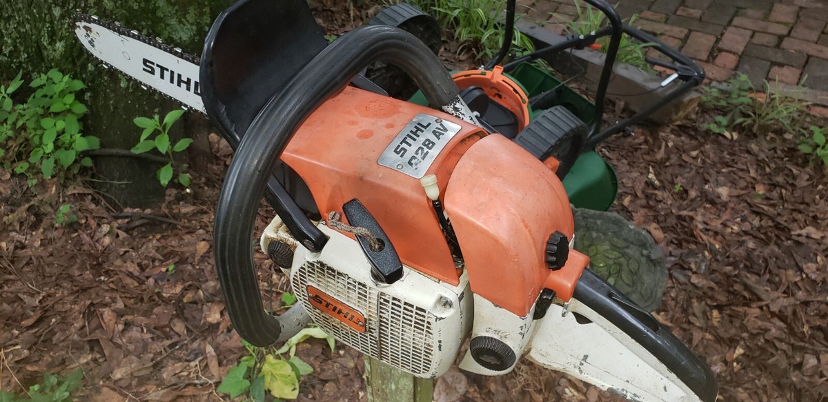 稼働　スチール  stihl  028 av 　チェーンソー　024　026 STIHL 028AV 028 AV CHAINSAW POWERHEAD | eBay