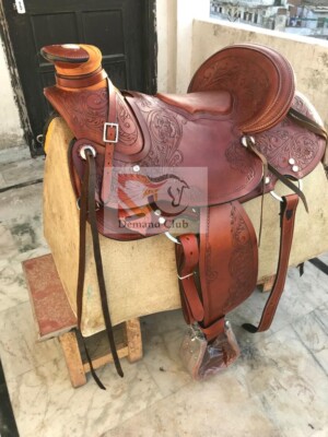 Corde à cheval et trail en cuir : selle Wade Tree pour amateurs d'équitation