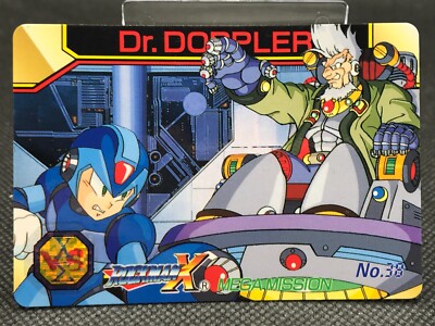 MEGA MAN X MEGA MISSION CARD DASS TCG CAPCOM BANDAI 1995 JAPAN Rare No.38 F/Sb