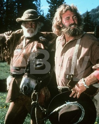 Das Leben And Times Of Grizzly Adams (TV) Denver Pyle, Dan Haggerty 10x8 Foto