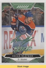 2019-20 Upper Deck MVP Green Script Oscar Klefbom #148 READ fn5