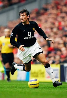 Gabriel Heinze of Manchester United at the Barclays Premiership ma- 2005 Photo