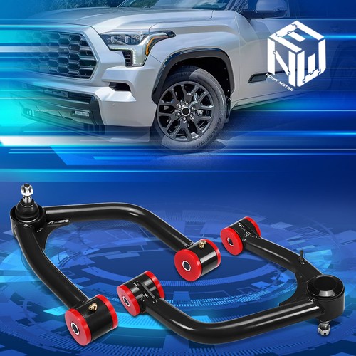 2"-4" Lift Front Upper Control Arms for 2007-2022 Toyota Tundra Sequoia Black - Foto 1 di 6