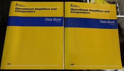 Texas Instruments Operational Amplifiers and Comparators Data Books A & B 1995