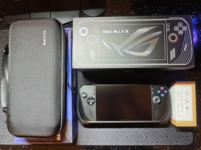 Asus ROG Ally X 1TB, Skull & Co Case, Upgraded TMR Hall Effect Analoga NEUWERTIG