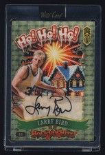 2025 Wild Card Holiday Hits True 1/1 Auto Gold Vinyl Winter House Larry Bird HOF