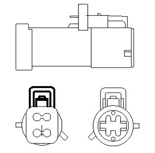 MAGNETI MARELLI-OE 466016355169 Oxygen Sensor for FORD