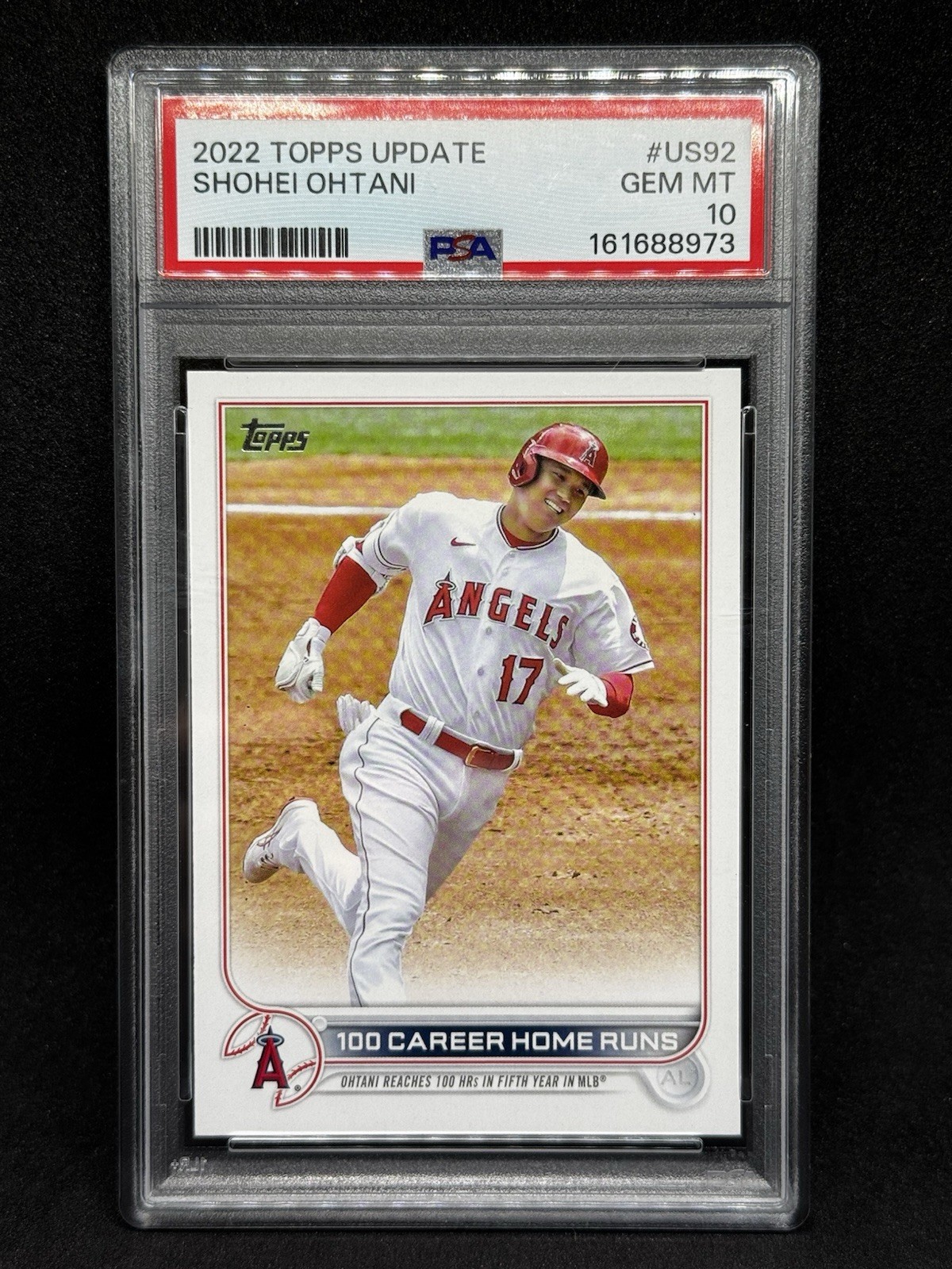 Shohei Ohtani #US92 Baseball Cards 2022 Topps Update trading card — raw and PSA graded price guide