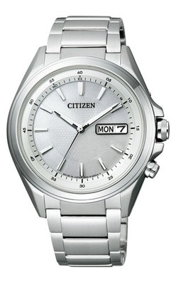 Citizen Attesa AT6040-58A Super Titanium Eco-Drive Atomic Day-Date