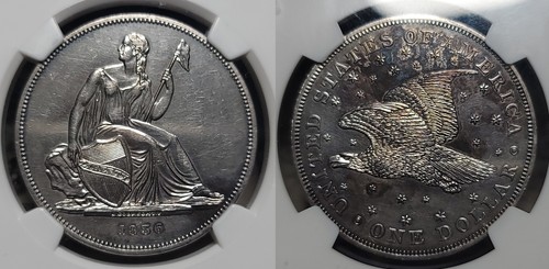 1836 Gobrecht Dollar $1 J-60 NGC PR 61