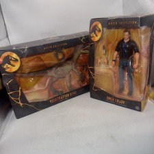 Mattel Jurassic World Amber Collection Velociraptor Echo 6  Owen Grady Rare Lot