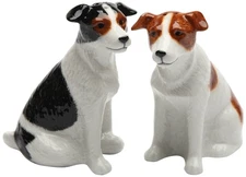 Cosmos Ifts Ceramic Jack Russell Salt And Pepper Set 33/8inch