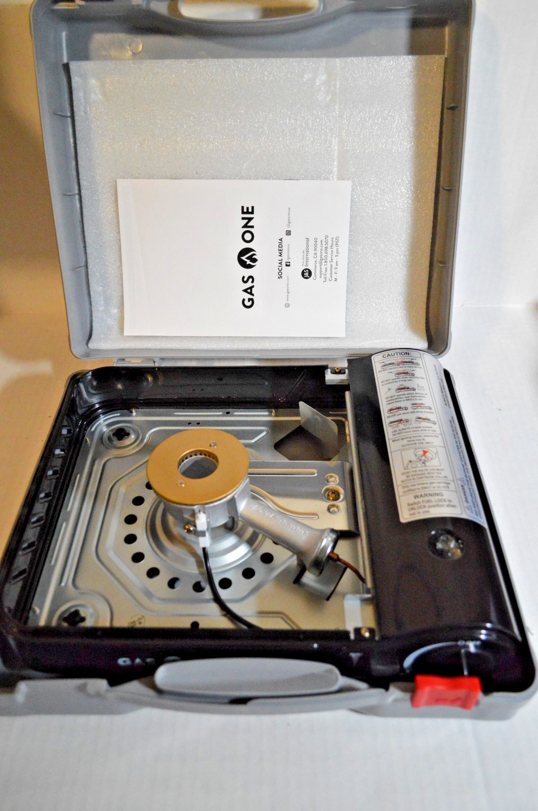 GAS ONE GS-3900PB DUAL Gas Butane Propane Portable 15,000 BTU Gas Stove