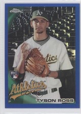 2010 Topps Chrome Blue Refractor 36/199 Tyson Ross #204 0l9