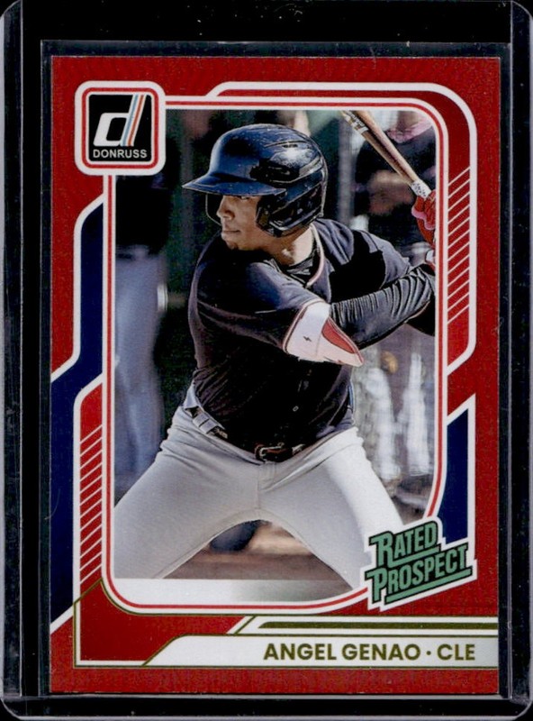 2026 Panini Donruss Angel Genao Rated Prospects Red Prospect #/250 Guardians