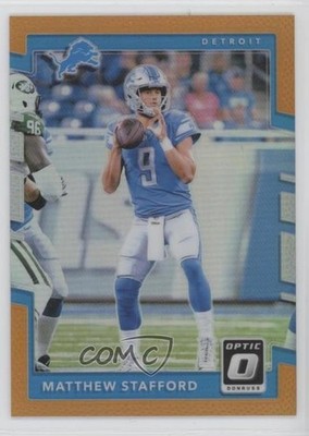 2017 Donruss Optic Orange Prizm 48/199 Matthew Stafford #94 09ai