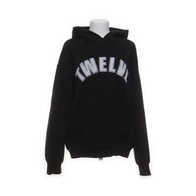 12 Parisa, Kapuzenpullover, Größe: S, Schwarz, Baumwolle/Polyester, Print #3Y9
