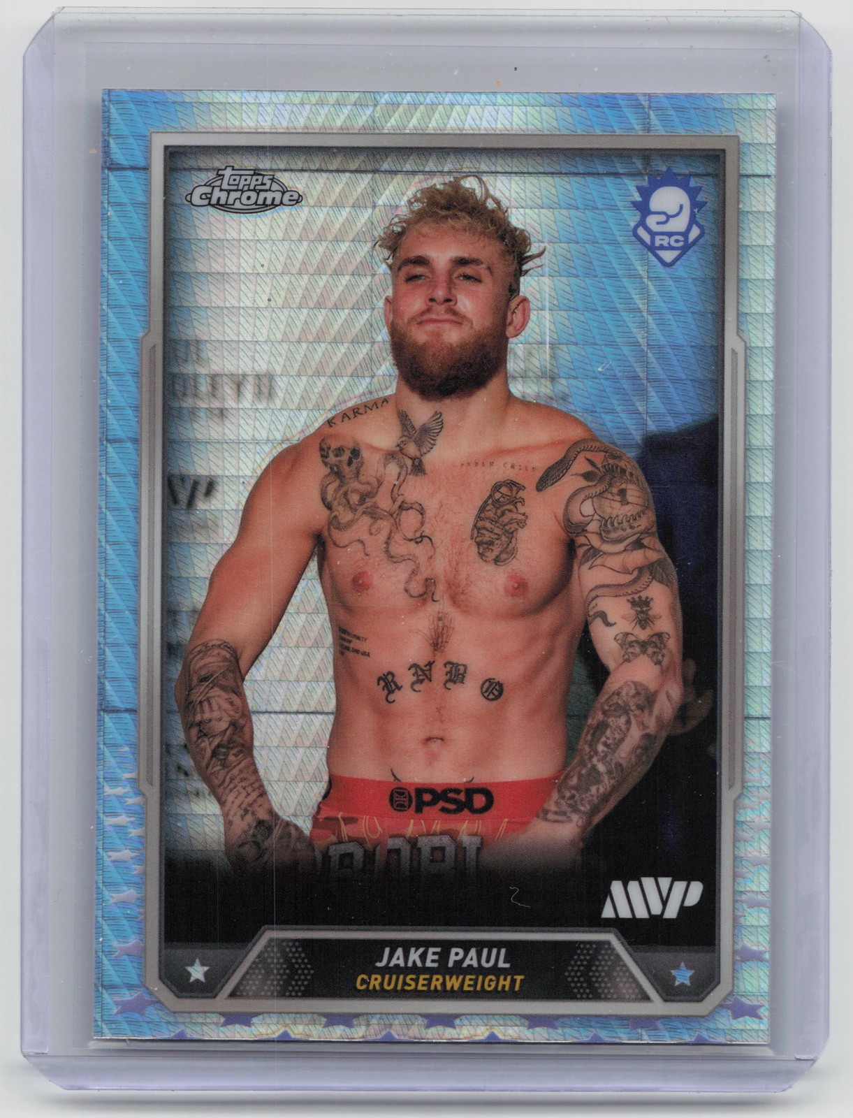2024 Topps Chrome #1 Jake Paul Prism Refractor