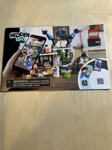 Lego Lato Nascosto J. B. Ghost Lab 70418 (solo manuale di istruzioni) NO Lego. - Foto 1 di 3