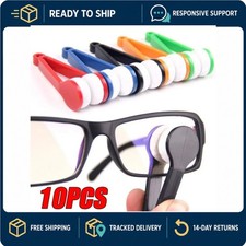 Microfiber Eyeglass Cleaning Brush Tool for Glasses Sunglasses Portable