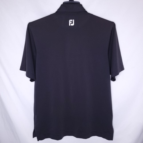 Footjoy Polo Shirt Mens Small Black Golf - Picture 7 of 13