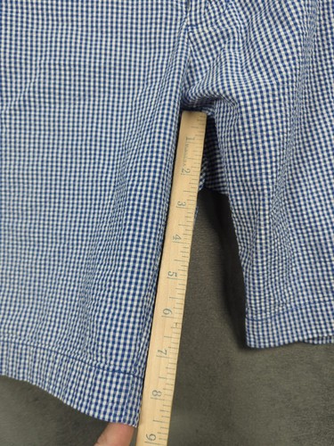 Vtg Polo Ralph Lauren Shorts 11" Mens 35 Prospect Blue White Gingham Classic - Picture 5 of 7