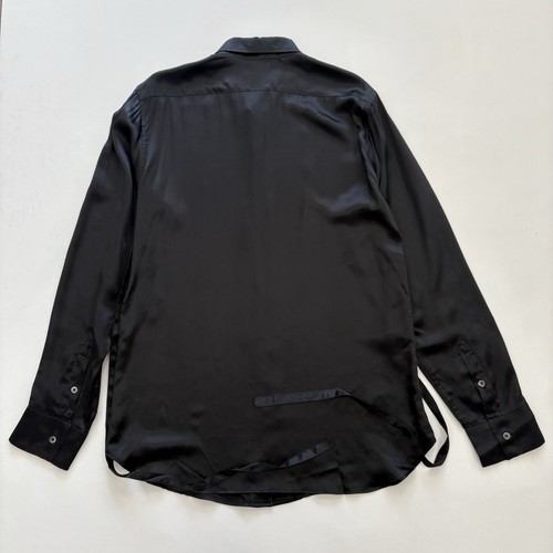 Camisa Ann Demeulemeester Negra Seda Correa Talla EU 38 / Mediana - Imagen 12 de 12