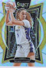 2025 Panini Select WNBA #10 Dearica Hamby Silver Prizms
