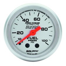 Auto Meter Ultra-lite Fuel Pressure Gauge 2-116 Mechanical Auto Meter Ultra-lite Fuel Pressure Gauge 2-116 Mechanical