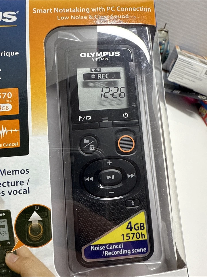 NUEVA Grabadora de Voz Digital Olympus VN-541PC 4GB - Negra NUEVA SELLADA Foto 4 de 4