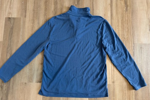Tommy Bahama Maglione Uomo Quarto Zip Performance Modal Poliestere Blu Medium - Foto 7 di 10